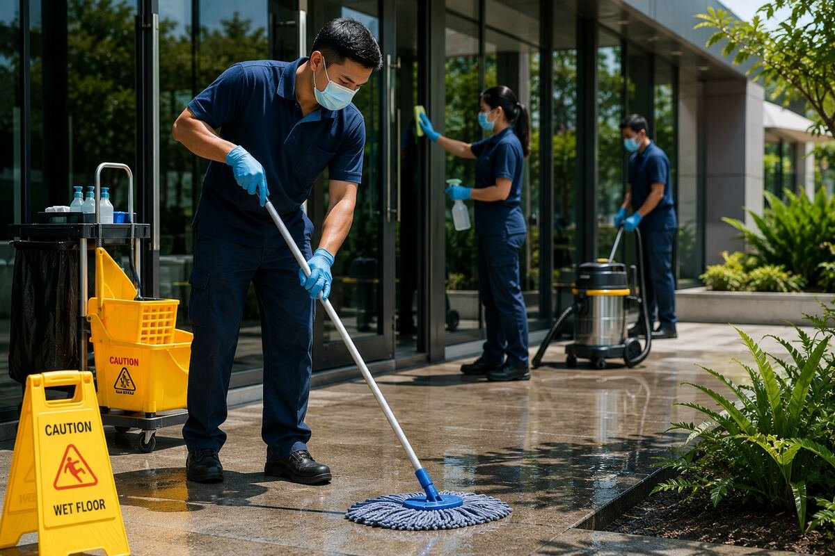 Commercial Cleaning workers
