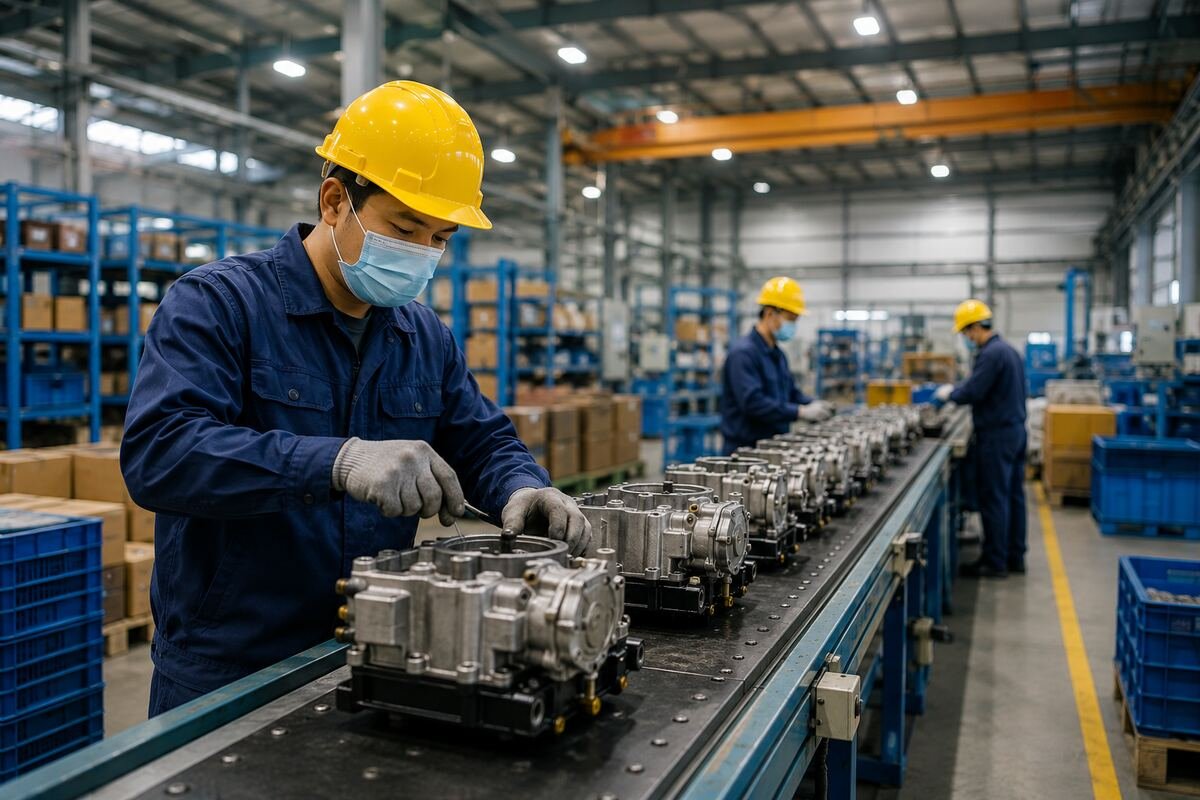 Manufacturing workers